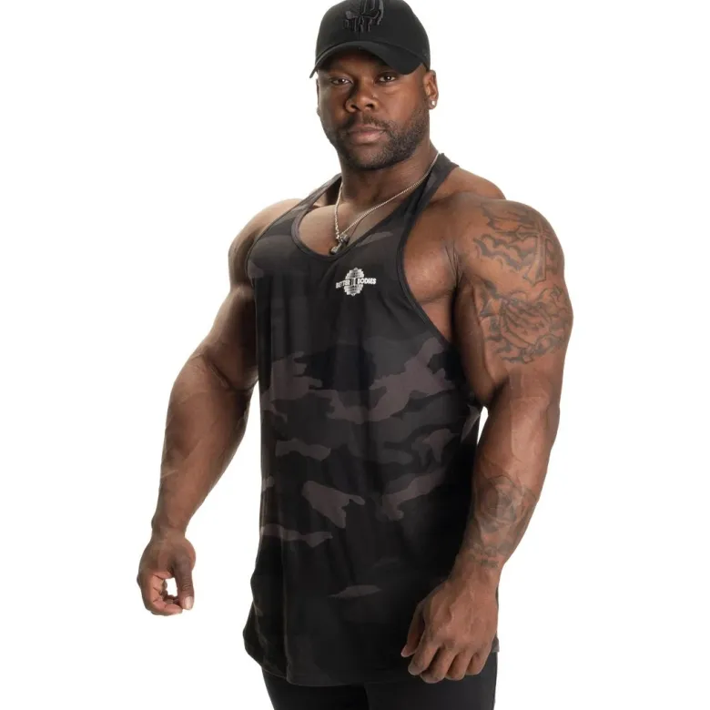 Better Bodies Essential T-back V2 Dark Camo