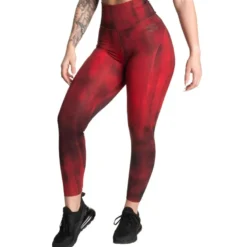 Better Bodies High Waist Leggings Chili Red Grunge