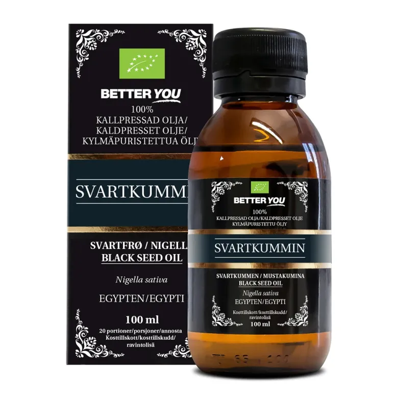 Better You Svartkumminolja EKO Kallpressad - 100ml