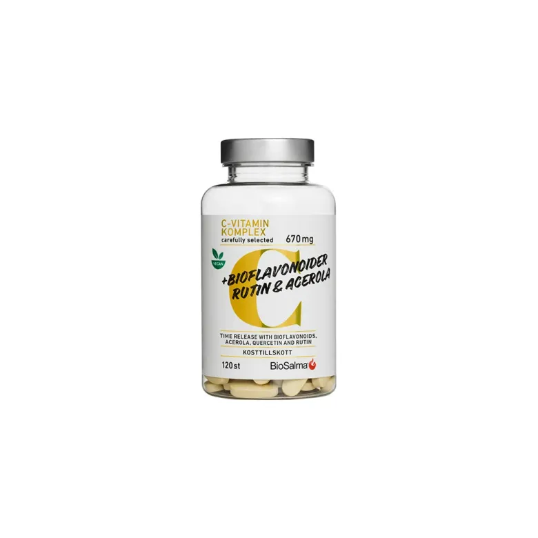 BioSalma C-vitaminkomplex + Bioflavonider 120 tabs