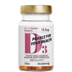 BioSalma D3-vitamin Tiny Pearls 12.5ug 120 caps