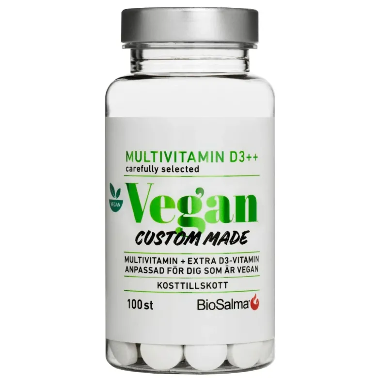 BioSalma Multivitamin Vegan D3++ 100 tabs