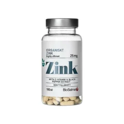 BioSalma Organiskt Zink 25 mg 100 tabs