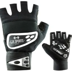 C.P. Sports Wrist Wrap Glove Black/White