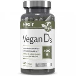 Elexir Pharma D3 Vegan Vitamin 4000IE 100 caps