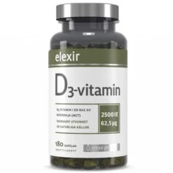 Elexir Pharma D3 Vitamin 2500IE 180 caps