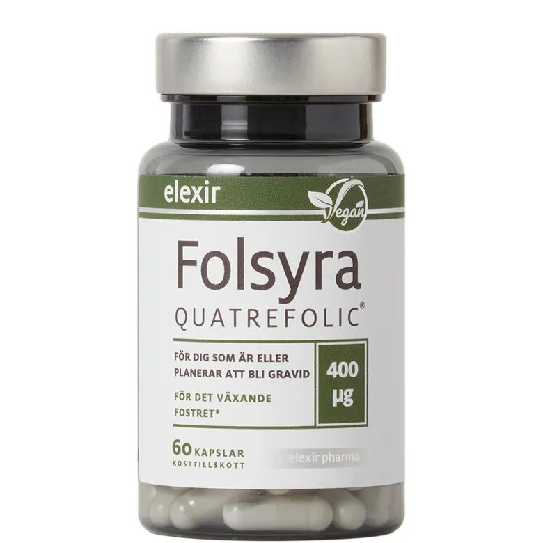 Elexir Pharma Folsyra 60 caps