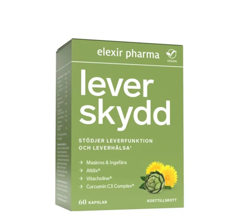 Elexir Pharma Leverskydd 60 caps
