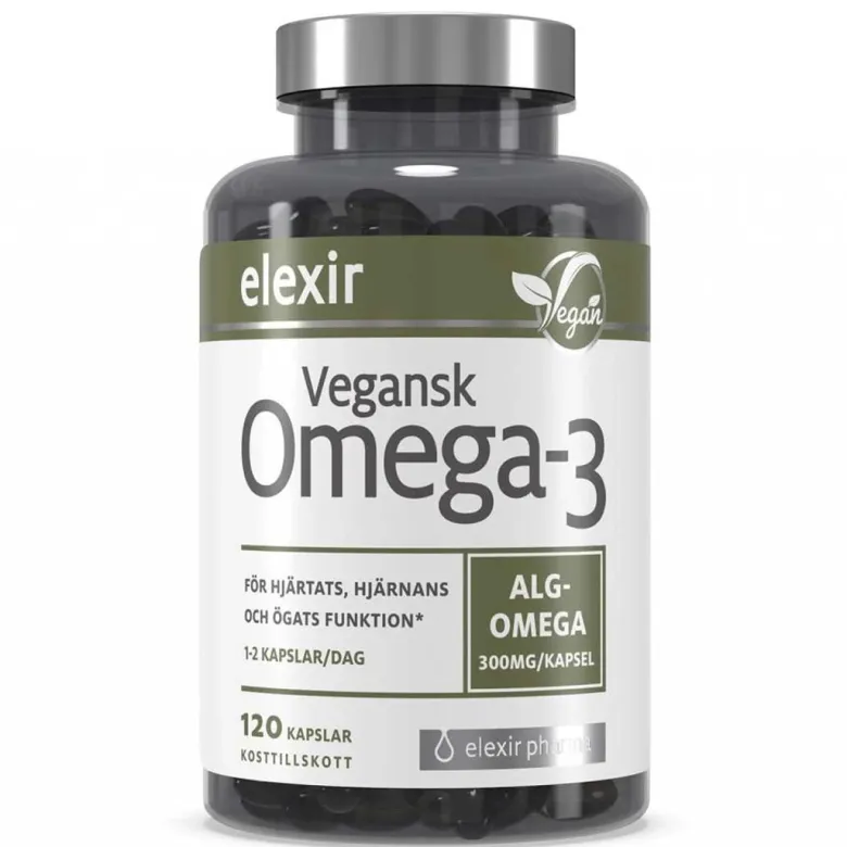 Elexir Pharma Vegan Omega-3 120 caps