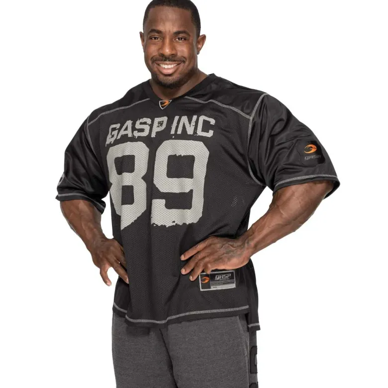 GASP No1 Football Tee Black