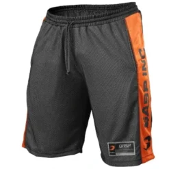 Gasp No1 Mesh Shorts Black & Flame