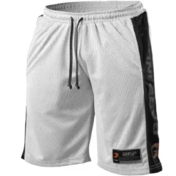 Gasp No1 Mesh Shorts White & Black