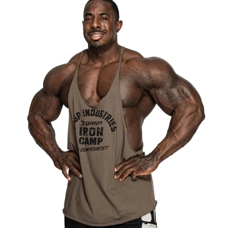 GASP Stringer Tank Washed Green