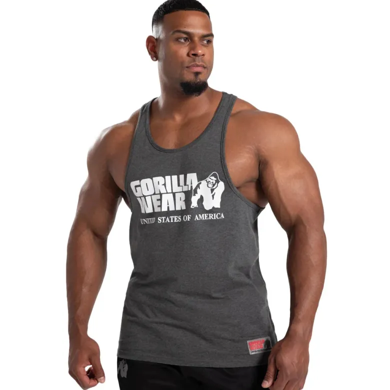 Gorilla Wear Classic Tank Top Dark Grey
