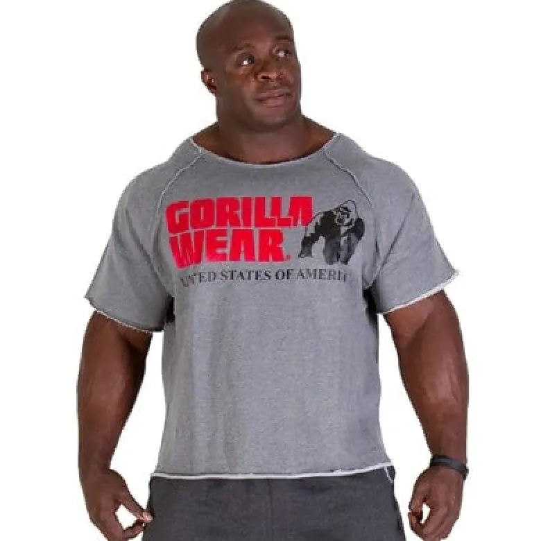 Gorilla Wear Classic Workout Top Grey