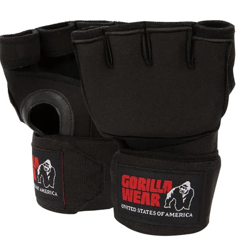 Gorilla Wear Gel Glove Wraps Black