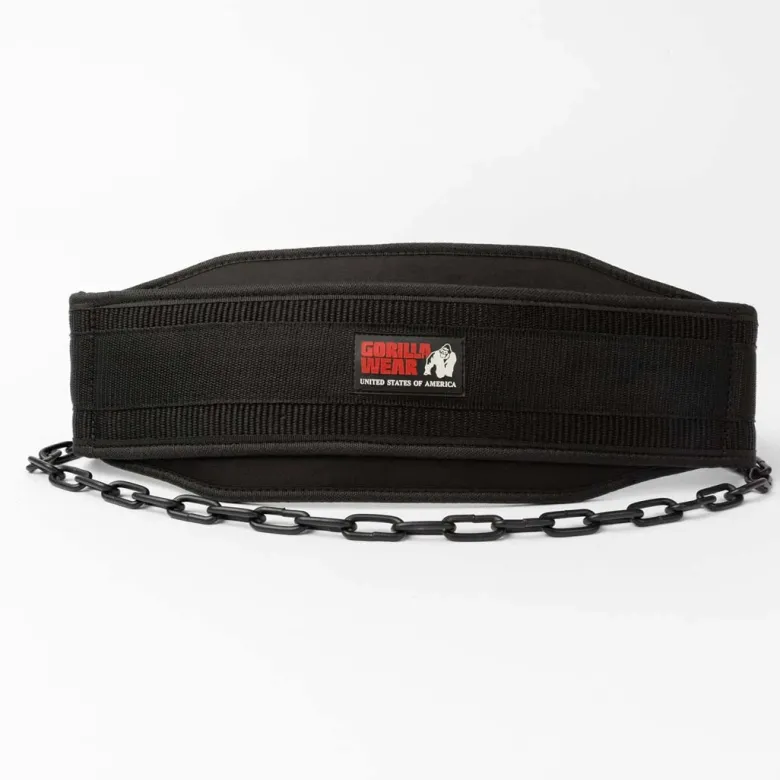 Gorilla Wear GW Nylon Dip Belt Black