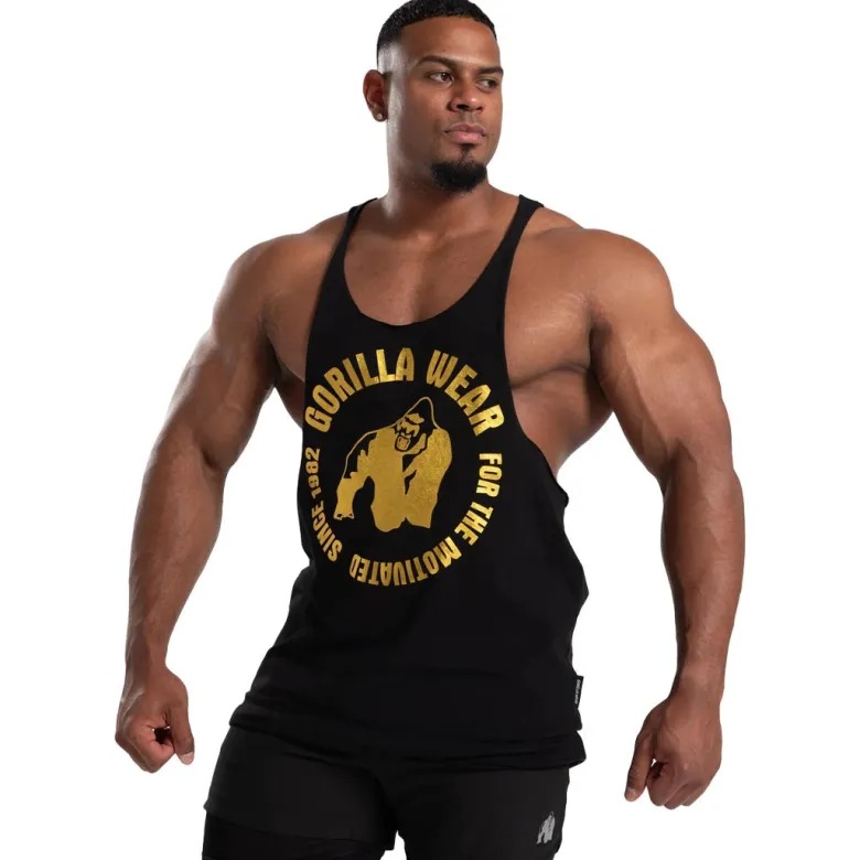 Gorilla Wear Melrose Stringer Black Gold