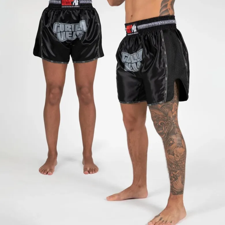 Gorilla Wear Piru Muay Thai Shorts black