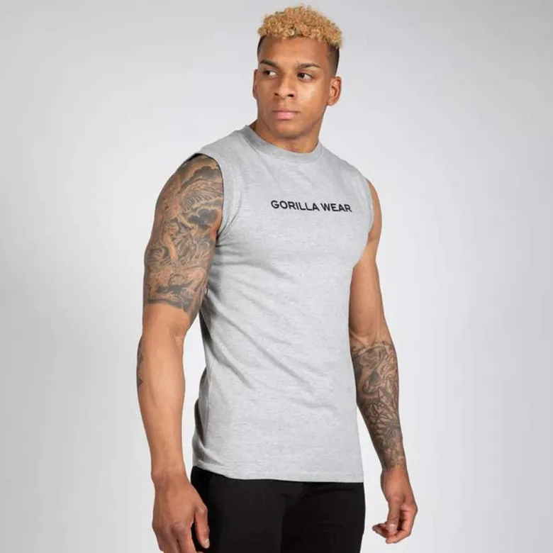 Gorilla Wear Sorrento Sleeveless T-Shirt Grey