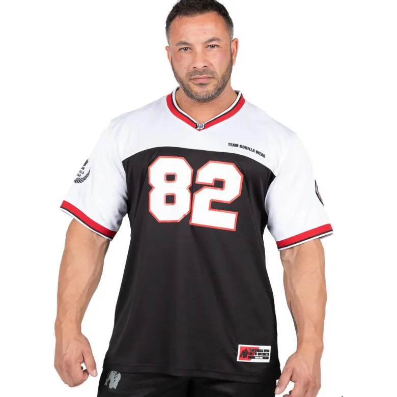Gorilla Wear Trenton Football Jersey Black/White
