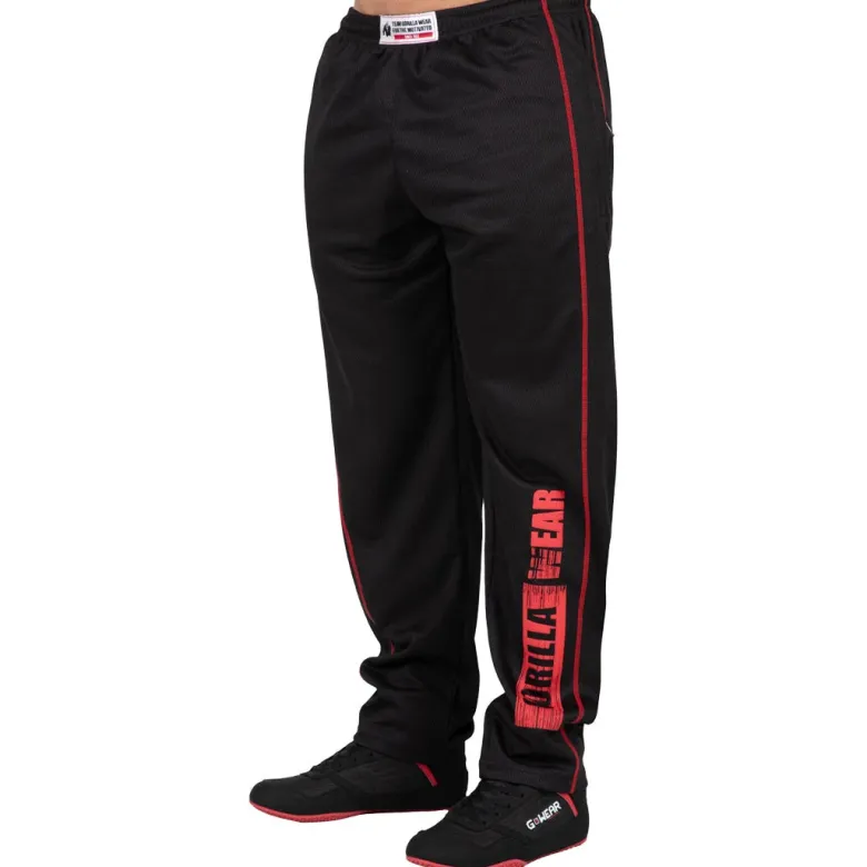 Gorilla Wear Wallace Mesh Pants Black/Red