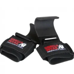 Gorilla Wear Weight Lifting Hooks Black