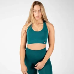 Gorilla Wear Yava Seamless Sport Bra Green