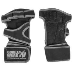 Gorilla Wear Yuma Weightlifting Workout Gloves Black/Grey
