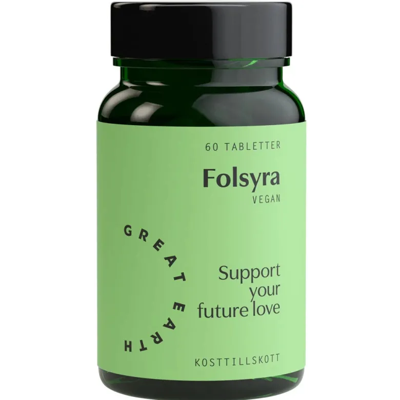 Great Earth Folsyra 60 tabs