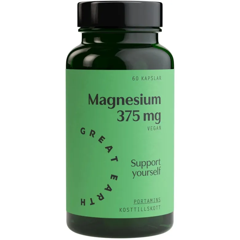 Great Earth Magnesium 375 mg 60 caps