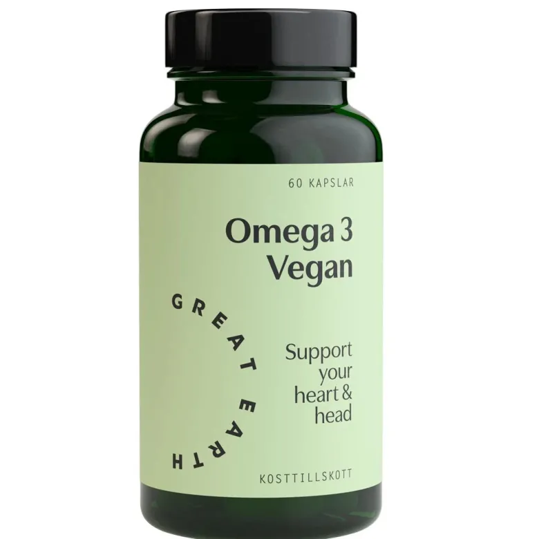 Great Earth Omega 3 Vegan 60 caps