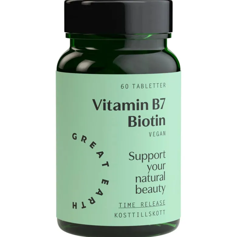 Great Earth Vitamin B7 - Biotin 60 tabs