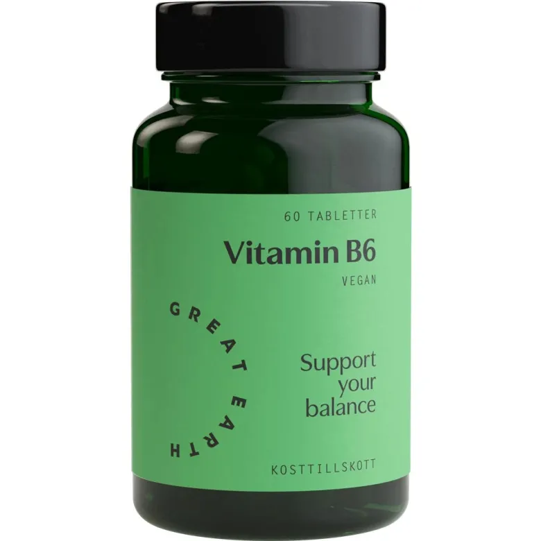 Great Earth Vitamin B6 60 tabs