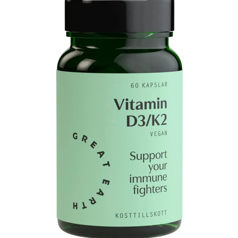Great Earth Vitamin D3/K2 60 caps