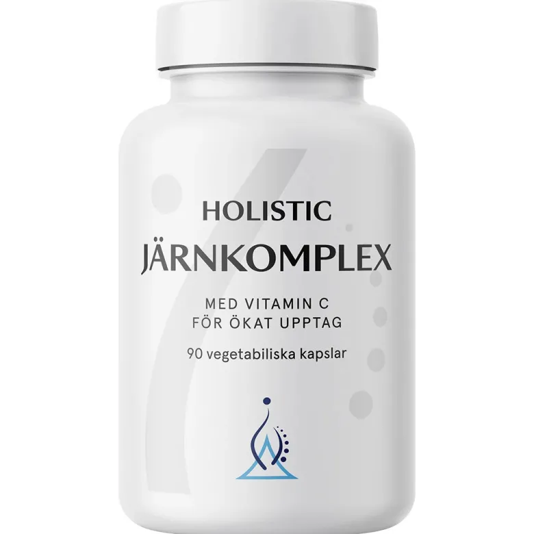 Holistic Järnkomplex 25 mg 90 caps