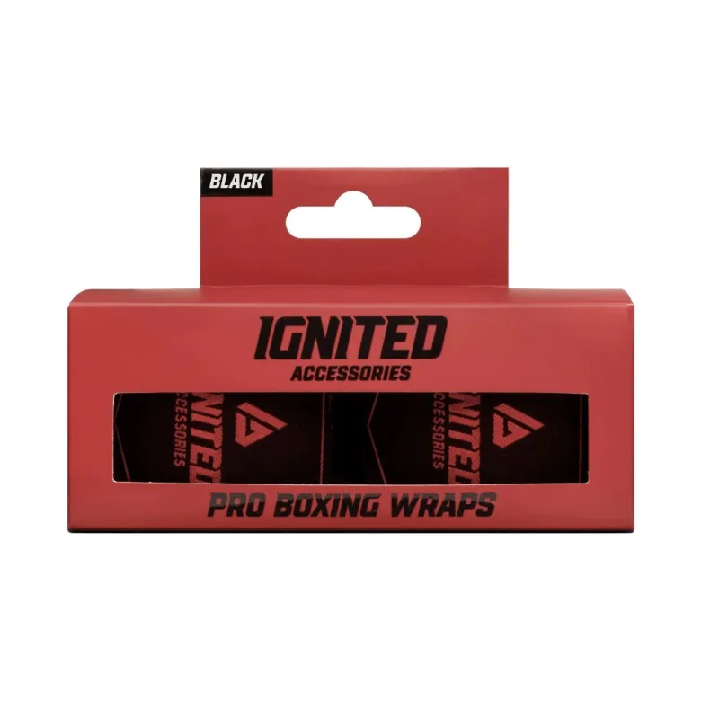 Ignited Boxing Hand Wraps Black 2.5