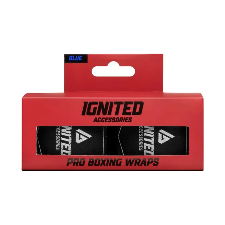 Ignited Boxing Hand Wraps Deep Blue 2.5