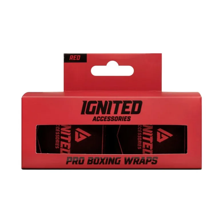 Ignited Boxing Hand Wraps Red 3.5