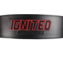 Ignited Padded Premium Lifting Belt Black