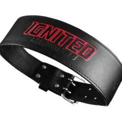 Ignited Premium Lever Belt Black