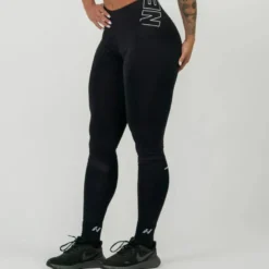 NEBBIA FIT Active High Waist Leggings Black