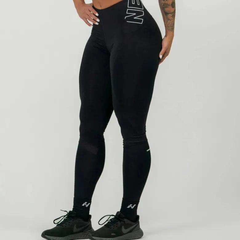 NEBBIA FIT Active High Waist Leggings Black