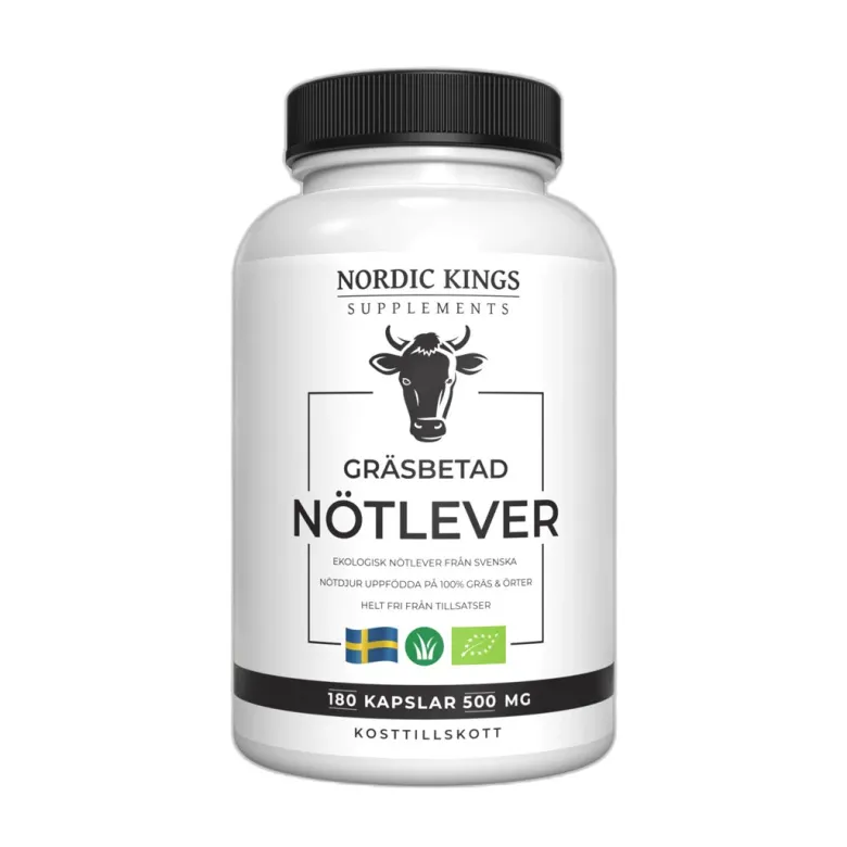 Nordic Kings Gräsbetad Nötlever EKO 180 caps