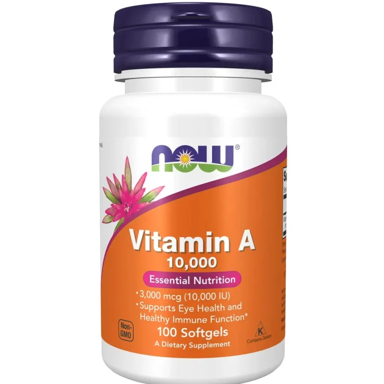 NOW A-vitamin 10.000IU 100 caps