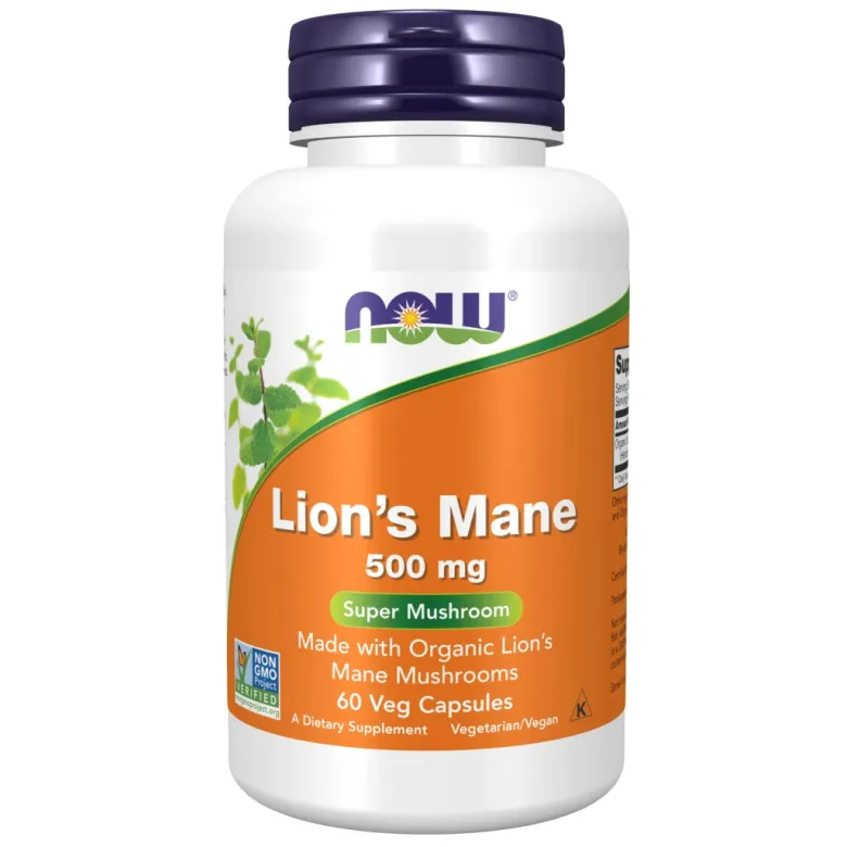 NOW Lions Mane 500 mg 60 caps