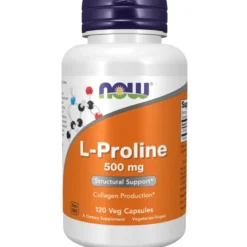 NOW L-Proline 500 mg 120 caps