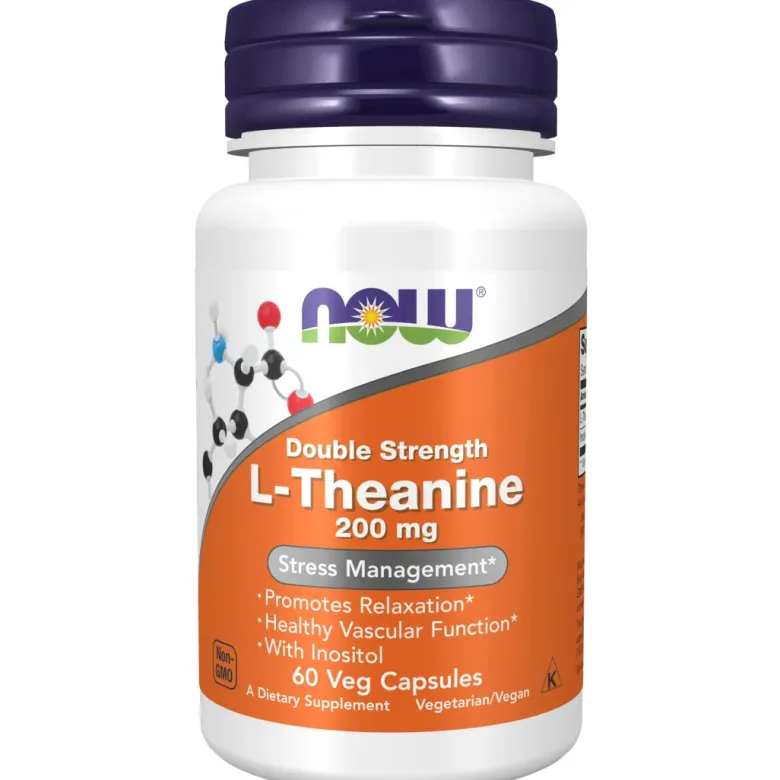 NOW L-Theanine 200 mg 60 caps
