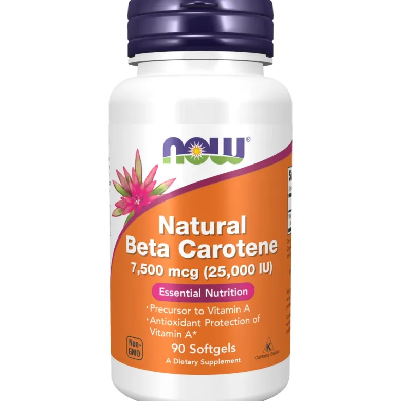 NOW Natural Beta Carotene 7500 mcg 90 caps