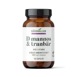 Närokällan D-mannos + Tranbär 60 caps